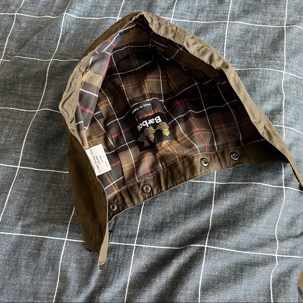 Barbour Classic Sylkoil Hood - One Size Classic Green